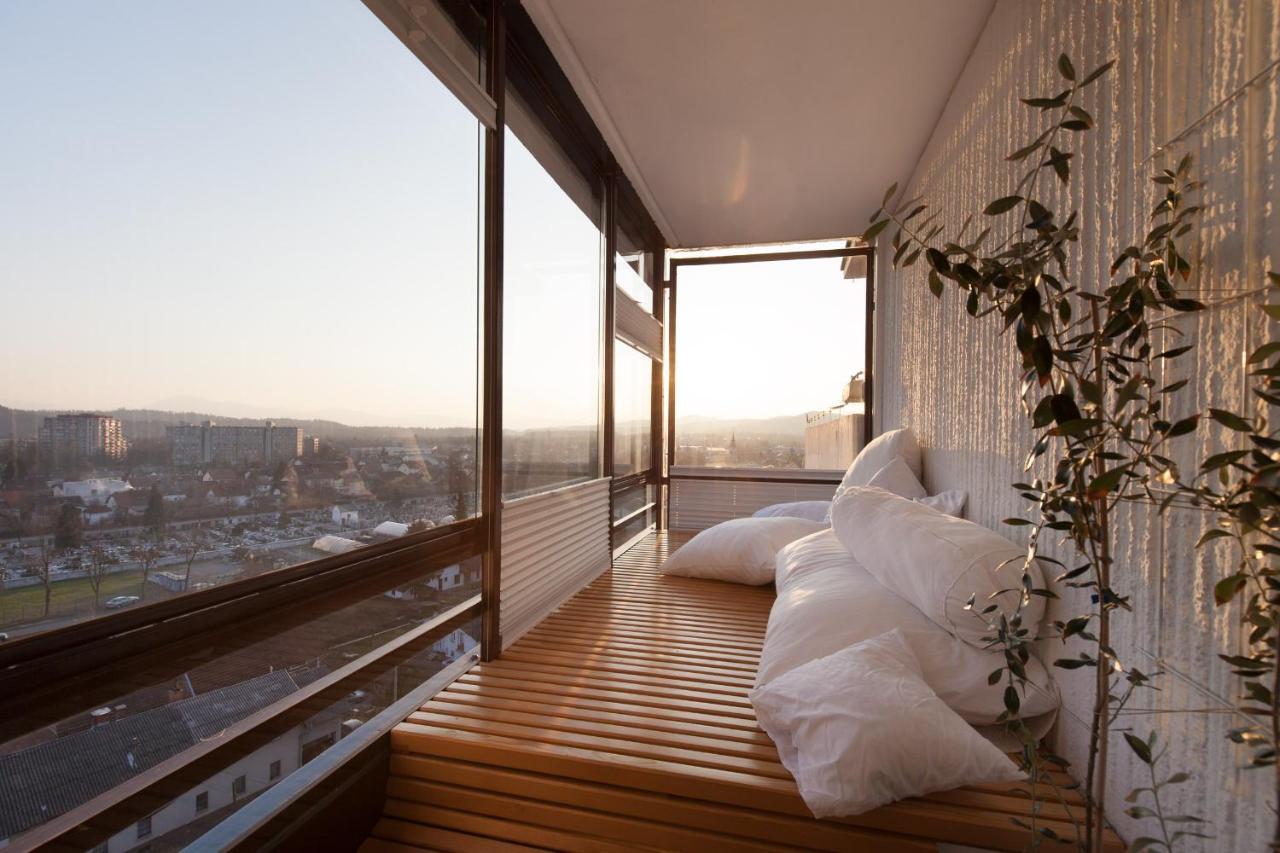 Bright Penthaus Apartement, With A Wonderful View Lublana Zewnętrze zdjęcie